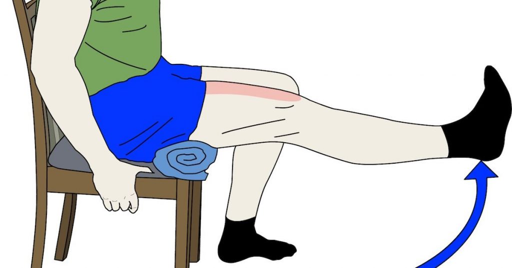 esercizi ginocchio